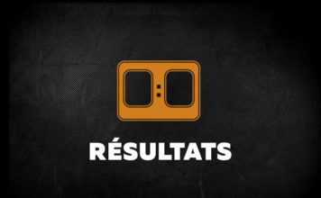 Les résultats de la soirée