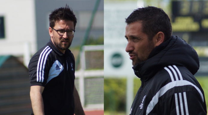 Pedro Vides (Arcachon) et Frédéric Parisot (Marmande), comme on se retrouve !