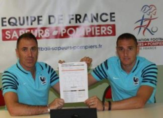 Deux girondins pour le stage de préparation avec l’équipe de France des pompiers