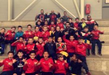 Quand les stagiaires encouragent l’équipe première de Langon