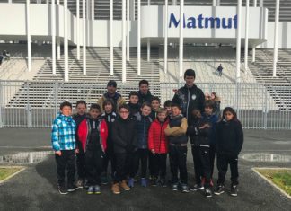 Les U11 de Blanquefort à Matmut !