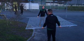 L’image du week end : quand les joueurs du leader de R1 défont le tunnel