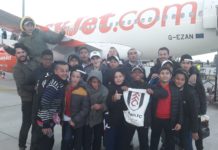 Les U13 de Cenon à Fulham !