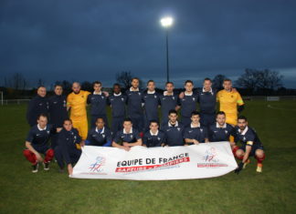L’équipe de France des pompiers avec des girondins aux Jeux Mondiaux !