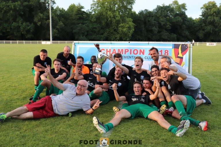 Blanquefort B, premier champion de D1 club VIP de l'histoire  FootGironde