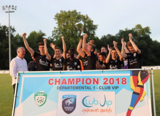 Blanquefort B champion de D1 club VIP !