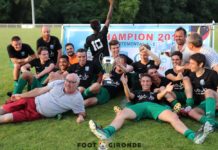 La joie du champion de D1 club VIP