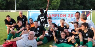 La joie du champion de D1 club VIP