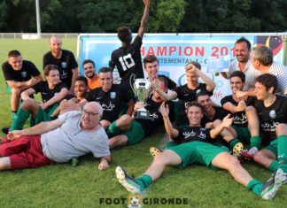 La joie du champion de D1 club VIP