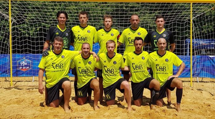 Saint Médard en Jalles en finale nationale de beach soccer