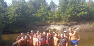 Le Barp en stage de cohésion sur La Leyre