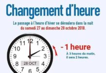 Attention, ce week end on change d’heure !