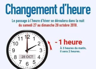 Attention, ce week end on change d’heure !