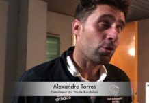 La réaction en vidéo d’Alexandre Torres (Stade Bordelais)