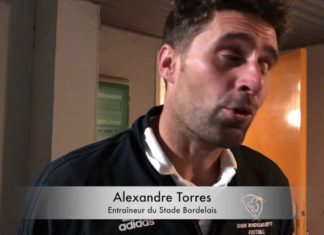 La réaction en vidéo d’Alexandre Torres (Stade Bordelais)