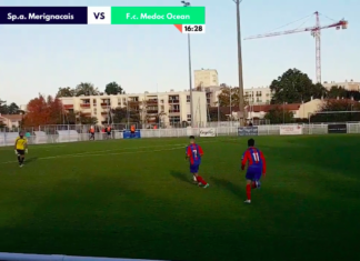 SA Mérignac B – Médoc Océan (R2) en vidéo avec Rematch