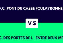 Pont du Casse Foulayronnes – Portes Entre Deux Mers (U14, R1) en résumé vidéo