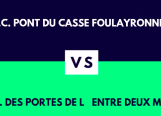 Pont du Casse Foulayronnes – Portes Entre Deux Mers (U14, R1) en résumé vidéo