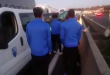 La photo du week end – Un échauffement dans les bouchons