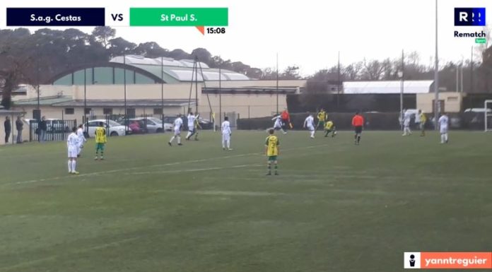Cestas B – St Paul (R2) en résumé vidéo grâce à rematch