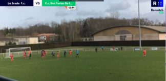 La Brède – Portes Entre Deux Mers (R1) en résumé vidéo grâce à Rematch