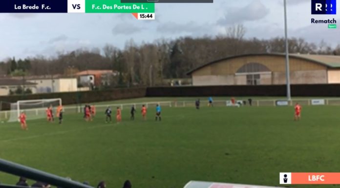 La Brède – Portes Entre Deux Mers (R1) en résumé vidéo grâce à Rematch