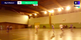 A. Balle au Pied – FC Libourne (Coupe de Gironde futsal) en résumé vidéo grâce à Rematch