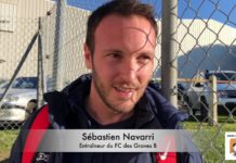 La réaction en vidéo de Sébastien Navarri (FC des Graves B, R3)