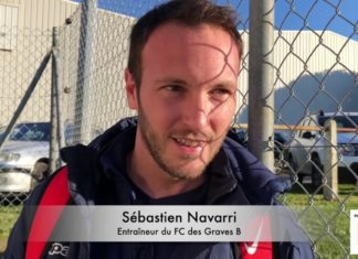 La réaction en vidéo de Sébastien Navarri (FC des Graves B, R3)