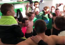 La joie de l’ES Fronsadais après son exploit contre Tulle