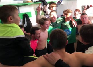 La joie de l’ES Fronsadais après son exploit contre Tulle