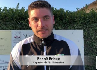 La réaction de Benoît Brieux (ES Fronsadais)