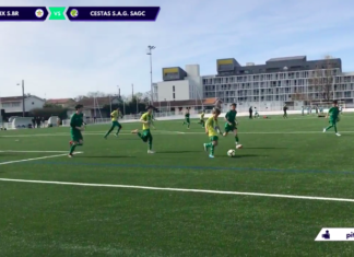 Union Saint Bruno B – Cestas E (U13, D4) en résumé vidéo
