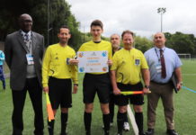 Les arbitres solidaires dans la lutte contre le cancer