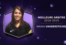 Maika Vanderstichel, élue meilleure arbitre de D1 féminine