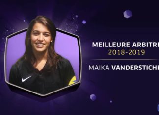Maika Vanderstichel, élue meilleure arbitre de D1 féminine