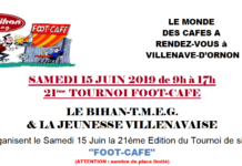 Inscrivez vous au Foot Café !