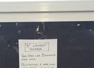 La photo du week end – Saint Laurent Cocarde accueilli de belle manière par le SA Mérignac