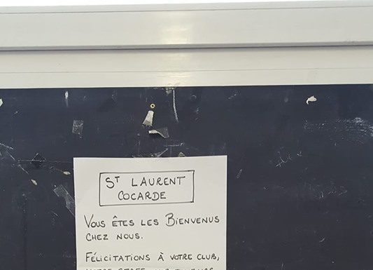 La photo du week end – Saint Laurent Cocarde accueilli de belle manière par le SA Mérignac