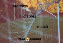 La réaction de Bruno Gutierrez (Portes Entre Deux Mers B, D1 club VIP)