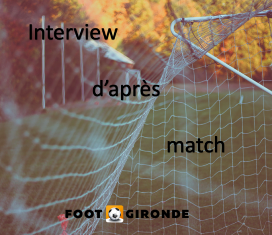 La réaction de Kamel Louafi (Mérignac Arlac C, D1 club VIP)