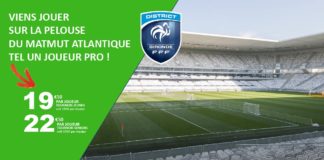 Viens jouer sur la pelouse de Matmut Atlantique avec ton club !