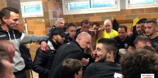 La joie de Médoc Côté Argent qui se qualifie en finale de la coupe de Gironde Seat-Skoda