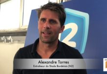 La réaction en vidéo d’Alexandre Torres (Stade Bordelais, N2) après la défaite contre Chamalières
