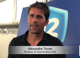 La réaction en vidéo d’Alexandre Torres (Stade Bordelais, N2) après la défaite contre Chamalières