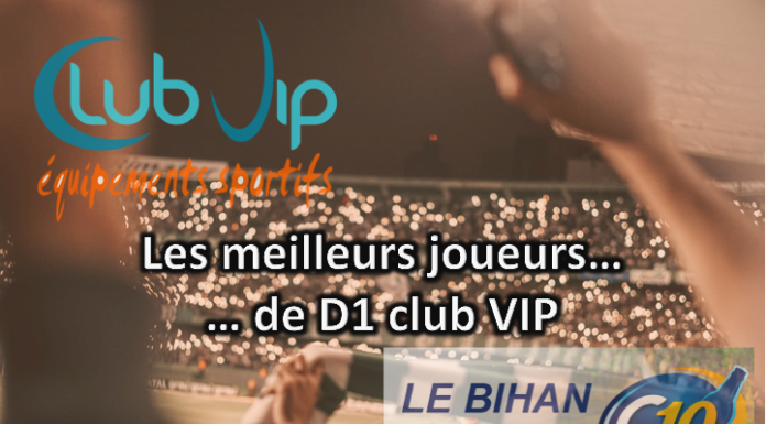 Les meilleurs joueurs de la journée 1 (en retard) et de la journée 2 de D1 club VIP (2020-2021)