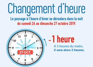 Attention : on passe à l’heure d’hiver