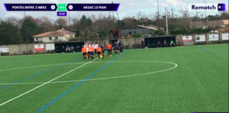 Portes Entre Deux Mers B – Arsac le Pian B (D1 club VIP) en résumé vidéo