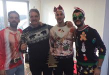 Insolite – Aurélien Pouey et Sylvain Acheriteguy (SAG Cestas) emportent le concours du pull de Noël