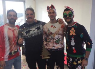 Insolite – Aurélien Pouey et Sylvain Acheriteguy (SAG Cestas) emportent le concours du pull de Noël